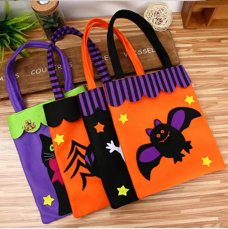 Kid'S Cloth Color Block Cartoon Style Square Open Shoulder Bag