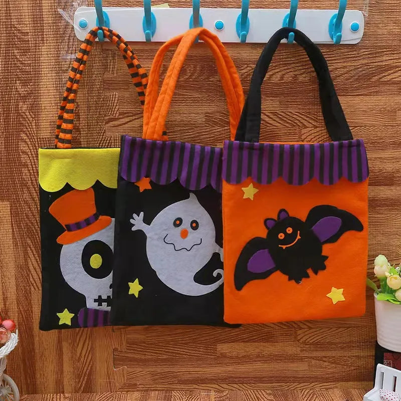 Kid'S Cloth Color Block Cartoon Style Square Open Shoulder Bag