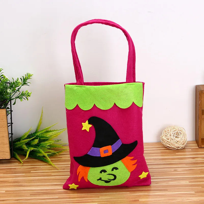 Kid'S Cloth Color Block Cartoon Style Square Open Shoulder Bag