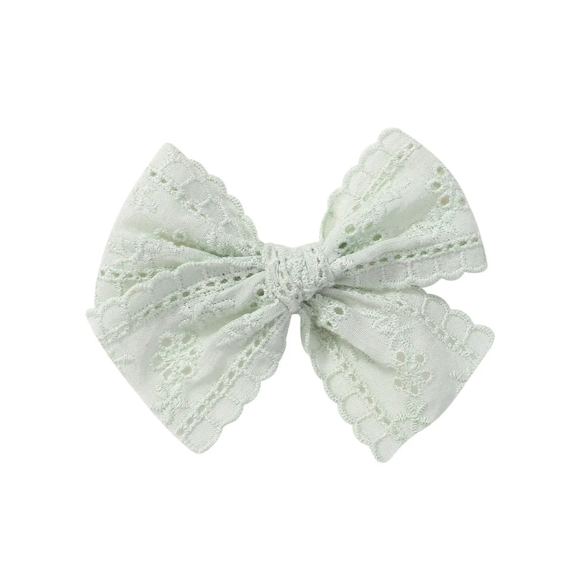 Kid'S Cute Bow Knot Cloth Lace Hair Clip