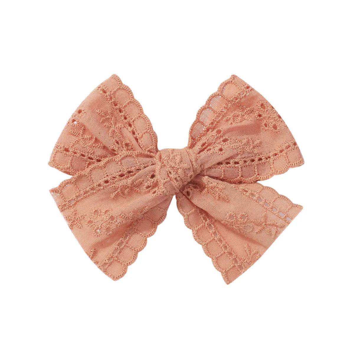 Kid'S Cute Bow Knot Cloth Lace Hair Clip