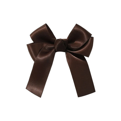 Kid'S Cute Bow Knot Polyester Cotton Hair Clip