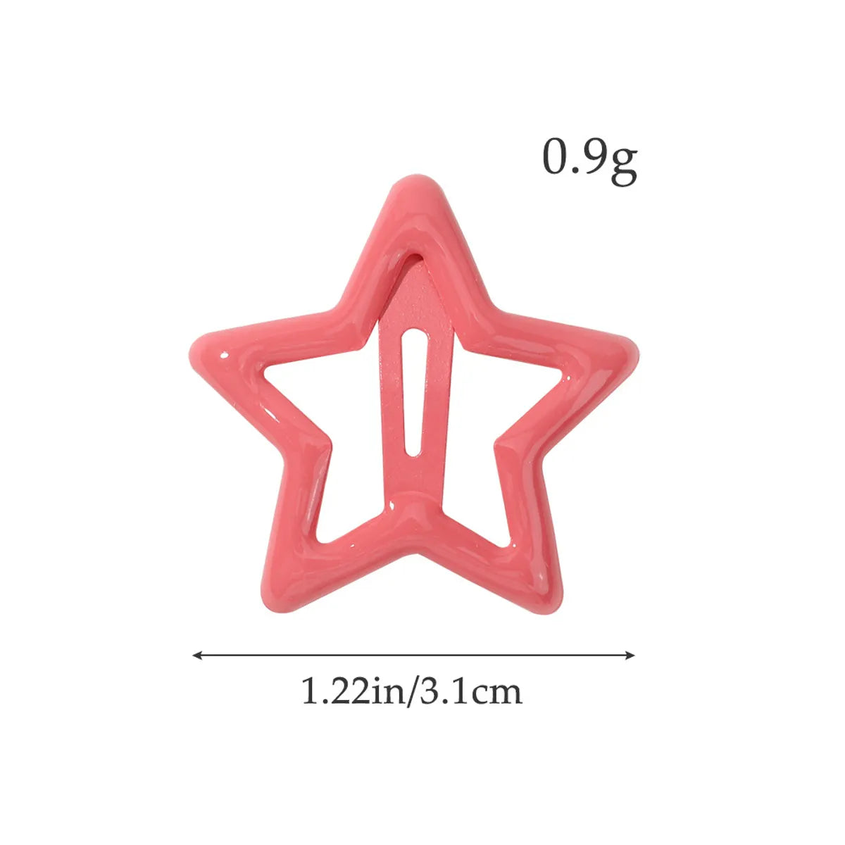 Kid'S Cute Cartoon Star Plastic Hair Clip