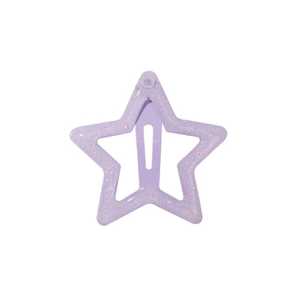 Kid'S Cute Cartoon Star Plastic Hair Clip