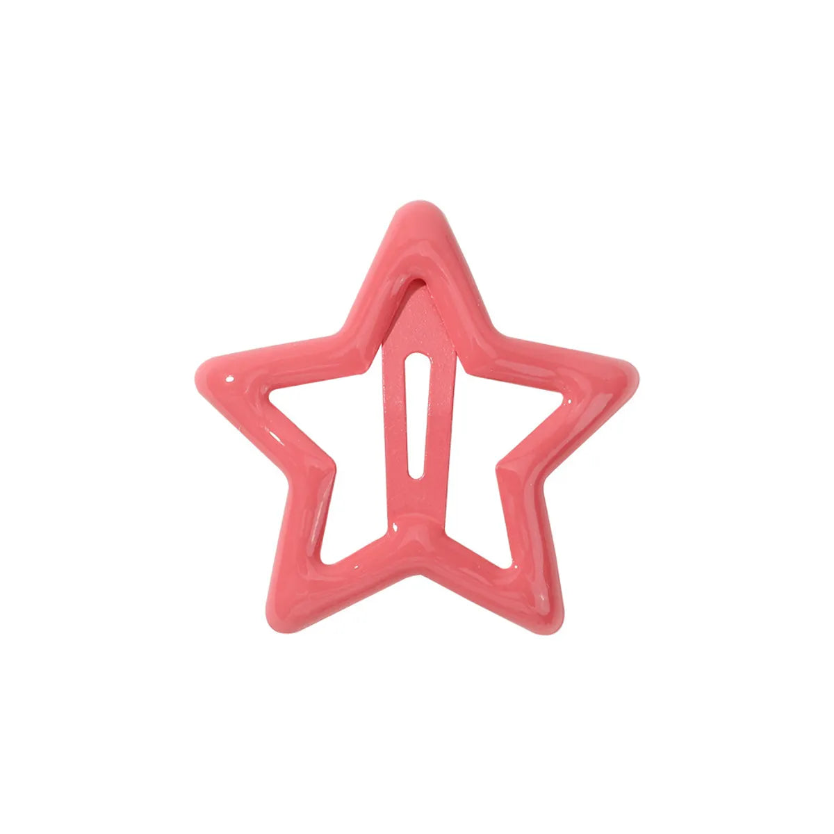 Kid'S Cute Cartoon Star Plastic Hair Clip