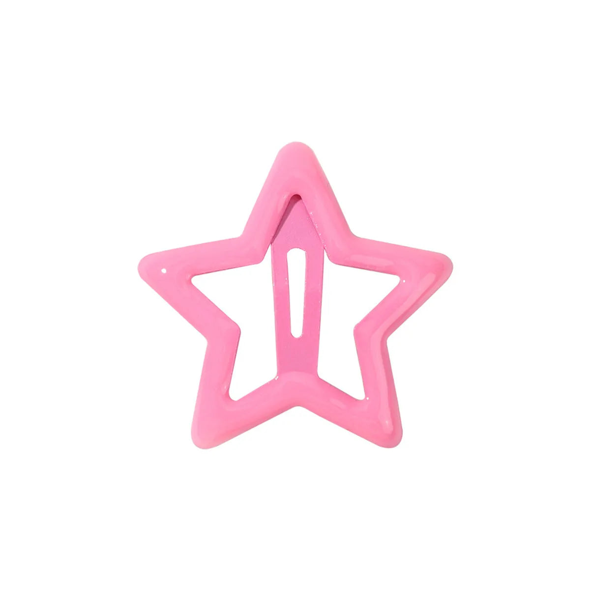 Kid'S Cute Cartoon Star Plastic Hair Clip