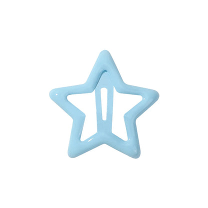 Kid'S Cute Cartoon Star Plastic Hair Clip