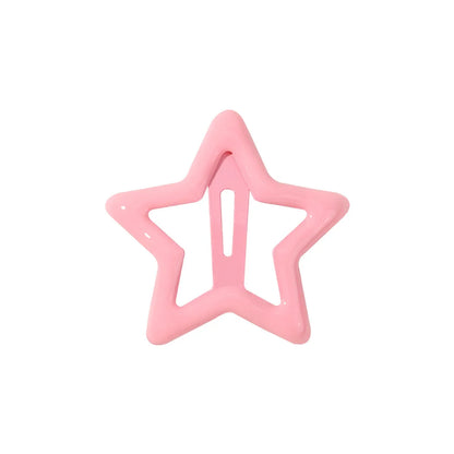 Kid'S Cute Cartoon Star Plastic Hair Clip