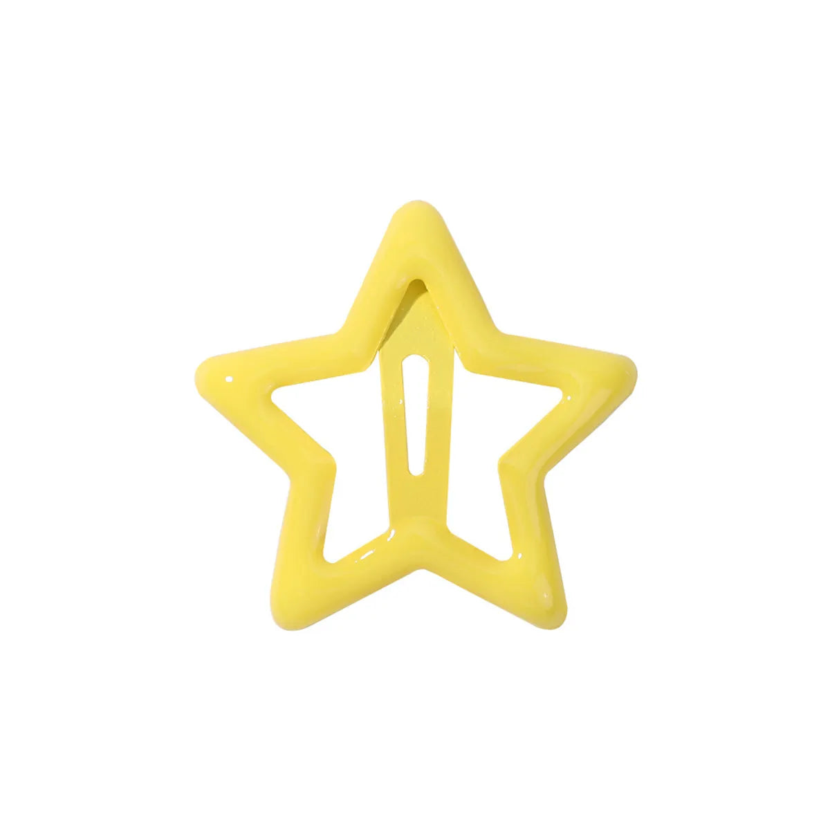 Kid'S Cute Cartoon Star Plastic Hair Clip