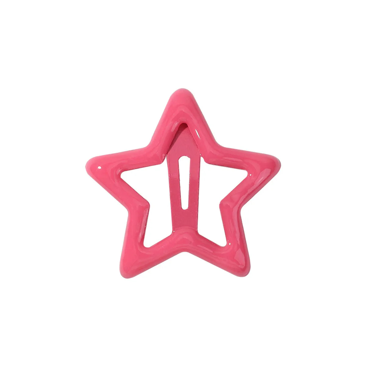 Kid'S Cute Cartoon Star Plastic Hair Clip