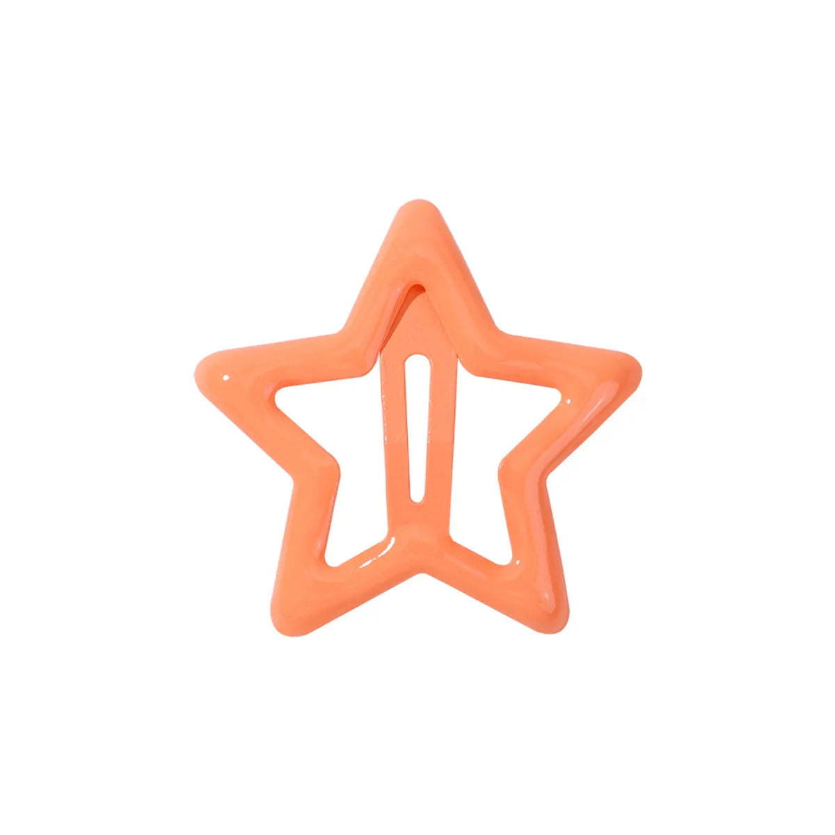 Kid'S Cute Cartoon Star Plastic Hair Clip