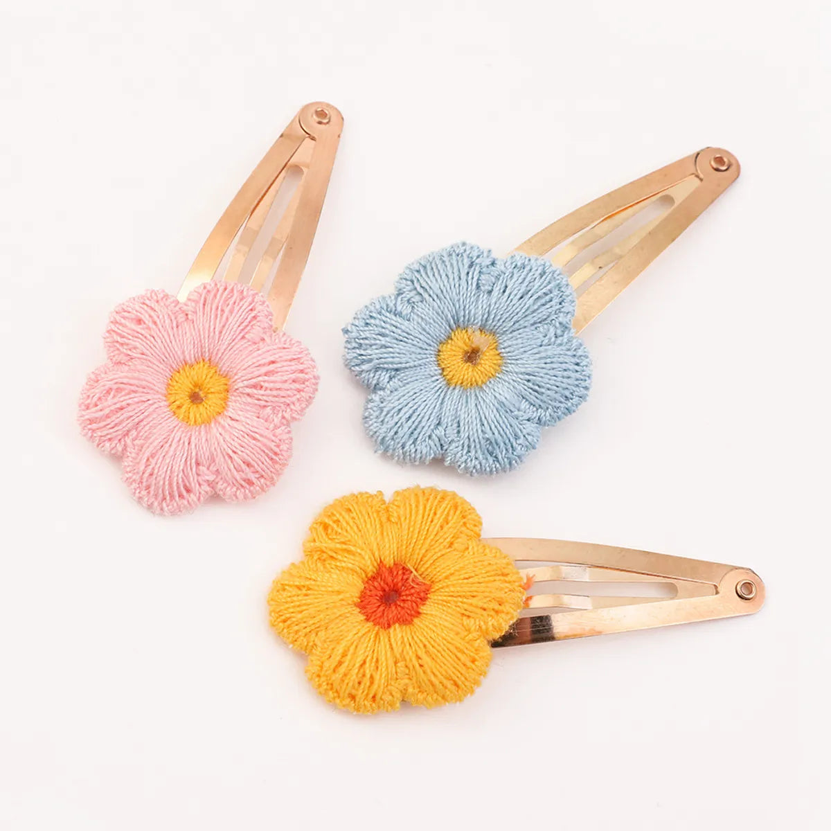 Kid'S Cute Flower Cloth Hair Clip