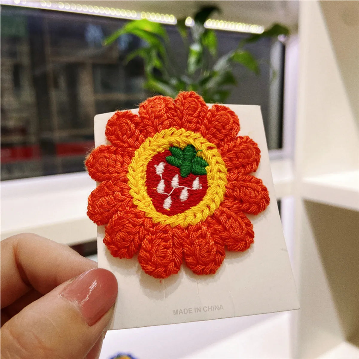 Kid'S Cute Simple Style Sun Fruit Cloth Knit Hair Tie