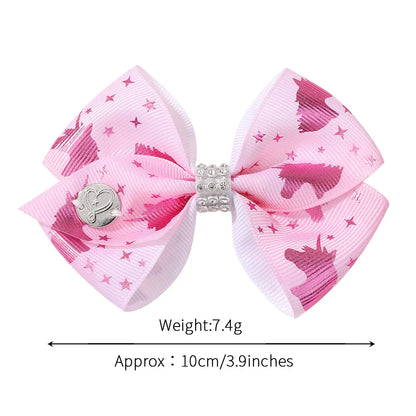 Kid'S Cute Sweet Bow Knot Polyester Hair Clip