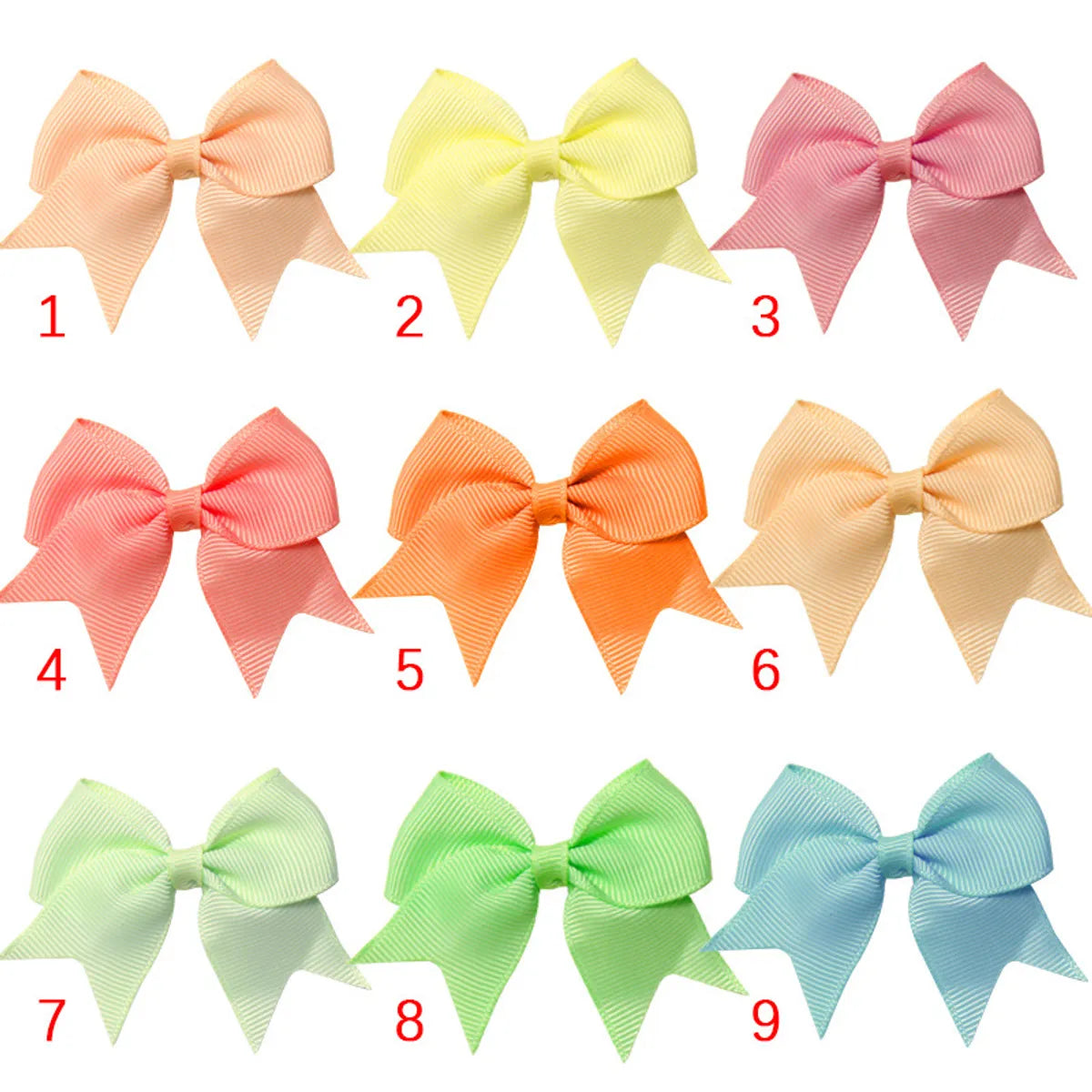 Kid'S Cute Sweet Korean Style Bow Knot Polyester Hair Clip