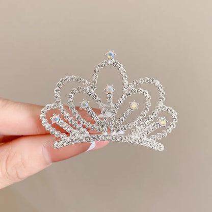 Kid'S IG Style Simple Style Geometric Imitation Pearl Alloy Crown