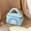 Kid'S PP Cotton Flannel Animal Elegant Streetwear Square Zipper Handbag