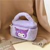 Kid'S PP Cotton Flannel Animal Elegant Streetwear Square Zipper Handbag