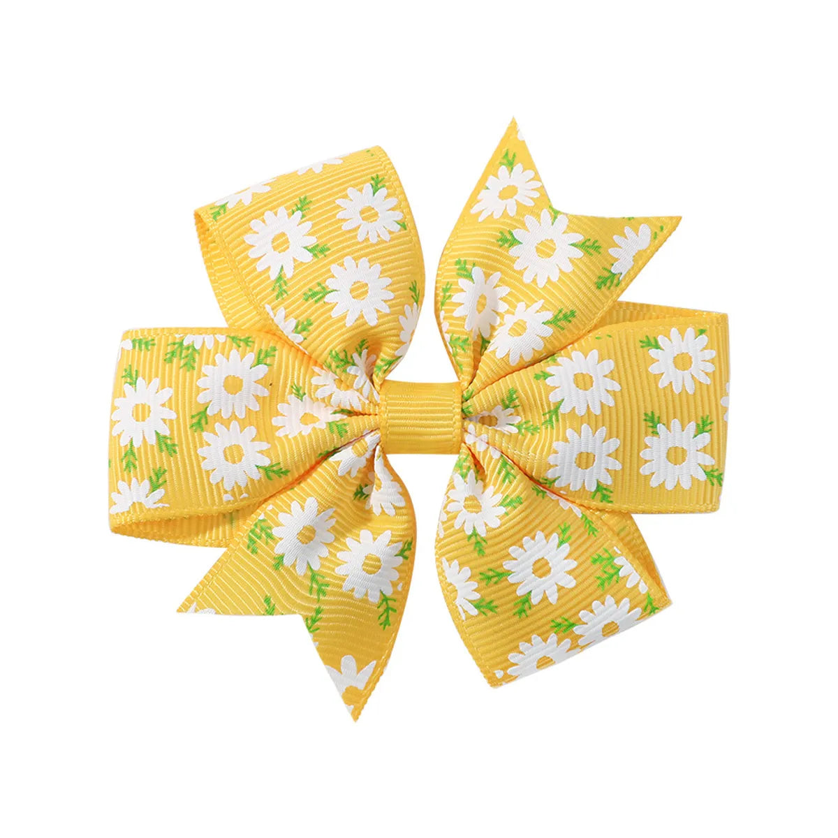 Kid'S Sweet Bow Knot Daisy Polyester Hair Clip