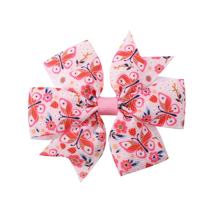 Kid'S Sweet Bow Knot Daisy Polyester Hair Clip