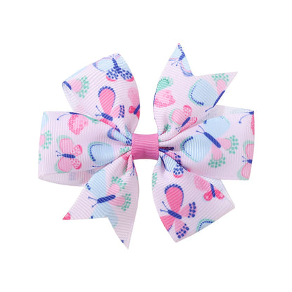 Kid'S Sweet Bow Knot Daisy Polyester Hair Clip