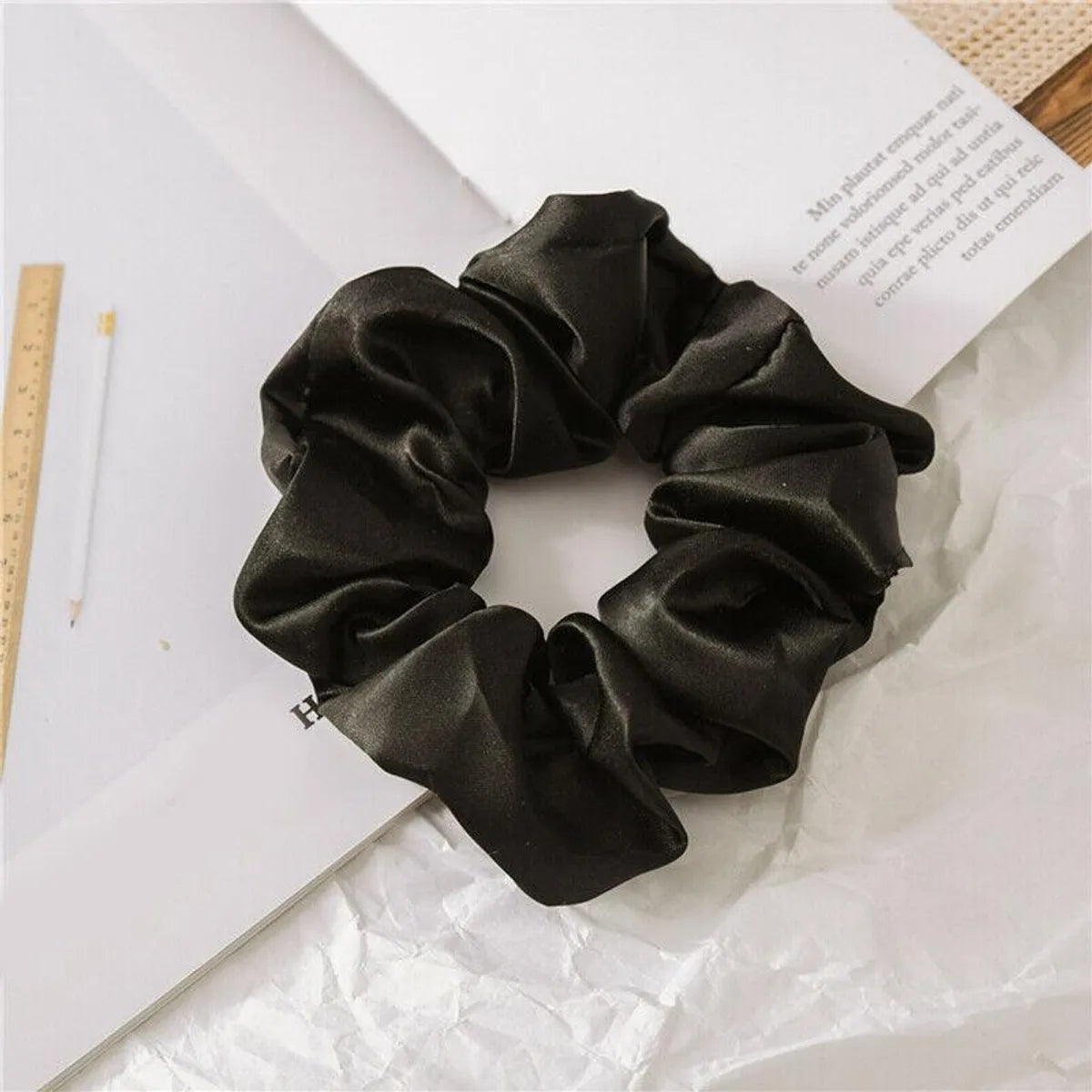 Unisex Simple Style Commute Solid Color Cloth Hair Tie