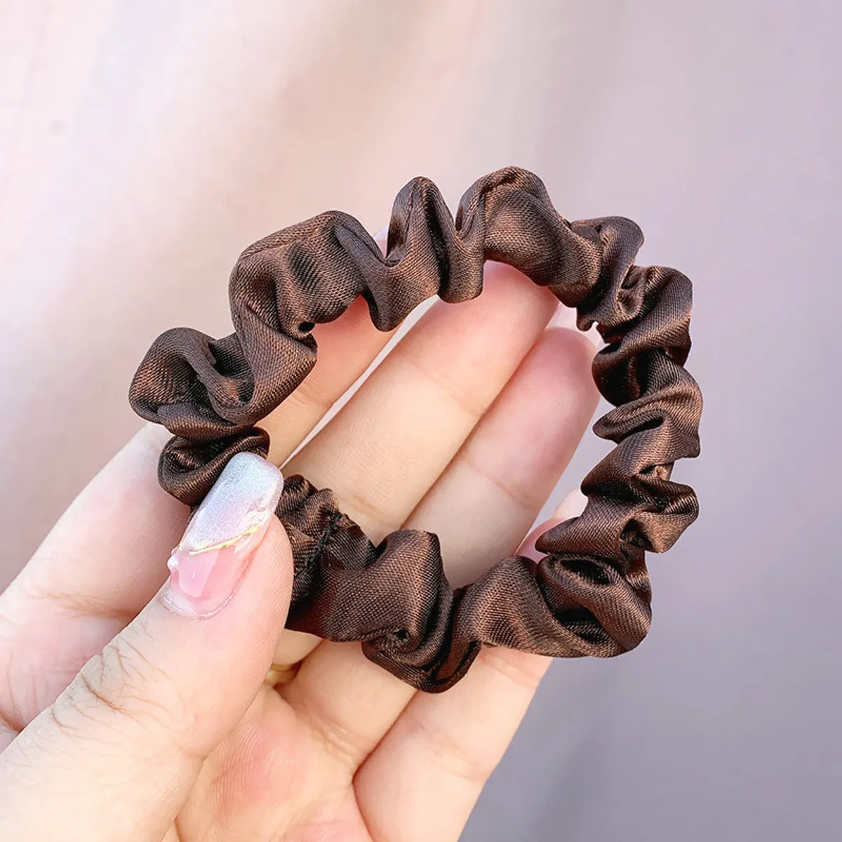 Unisex Simple Style Commute Solid Color Cloth Hair Tie