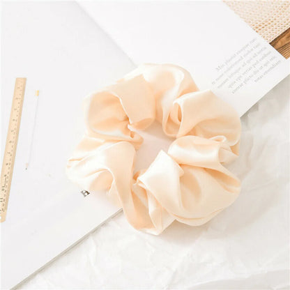 Unisex Simple Style Commute Solid Color Cloth Hair Tie