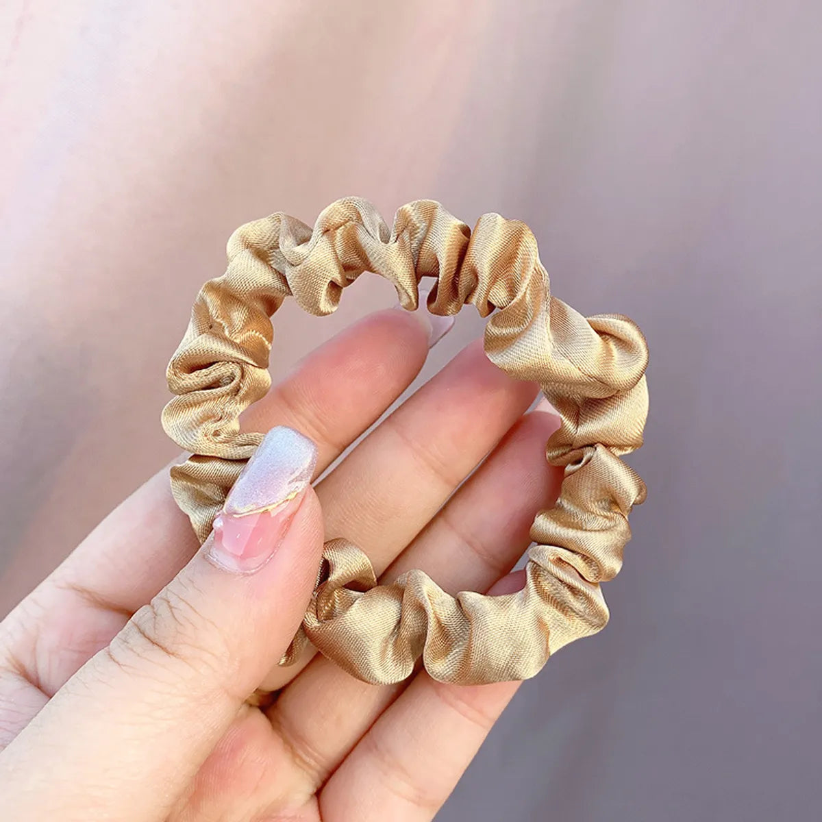 Unisex Simple Style Commute Solid Color Cloth Hair Tie