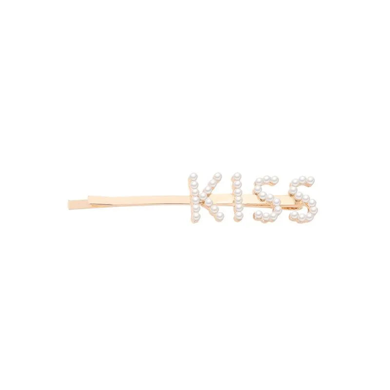 Korean Alphabet Pearl Alloy Hair Accessories Nhdp150121