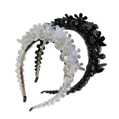 Korean Beaded Winding Three-Dimensional Fine Edge Headband Wholesale Nihaojewelry