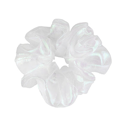 Korean Bright Silk Organza Hair Scrunchies