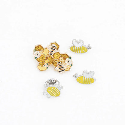 Korean Cartoon Alloy New  Cute Bee  Brooch