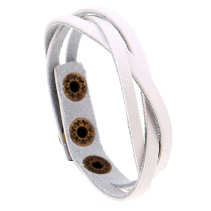 Korean Cortical Geometric Bracelet ( White ) Nhpk0397-White