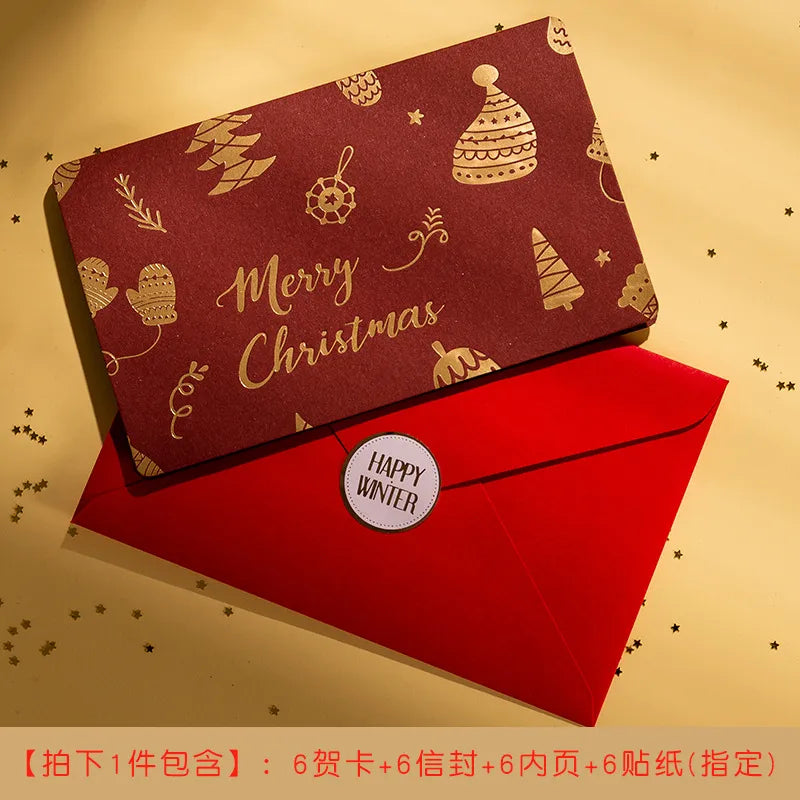 Korean Creative Cartoon Mini Message Card With Envelope