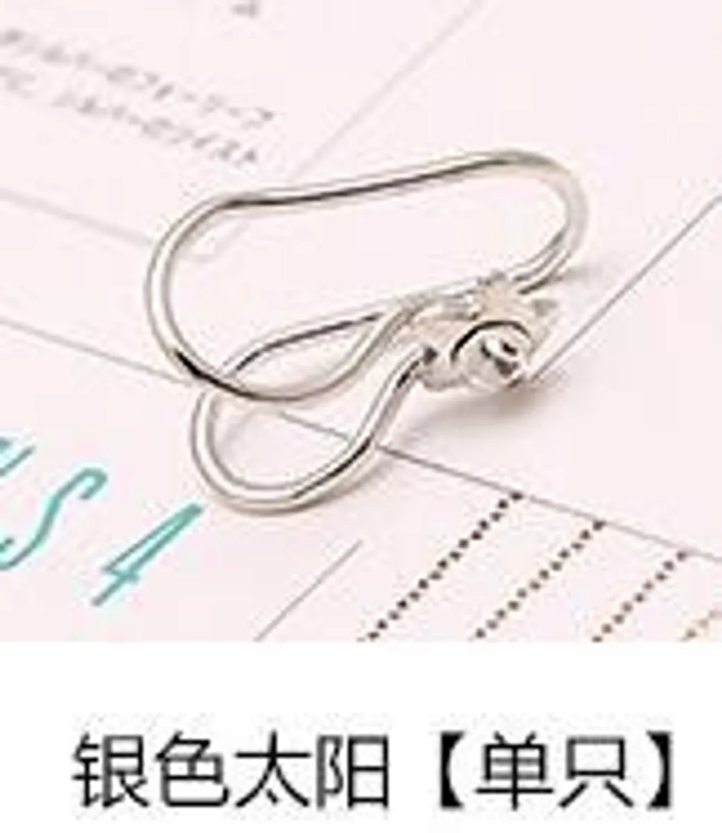 Korean Creative Pearl Earrings Temperament Single Diamond Star Ear Clip U-Shaped Ear Clip Single Set