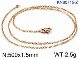 Heart 18K Gold Plated Titanium Steel Wholesale