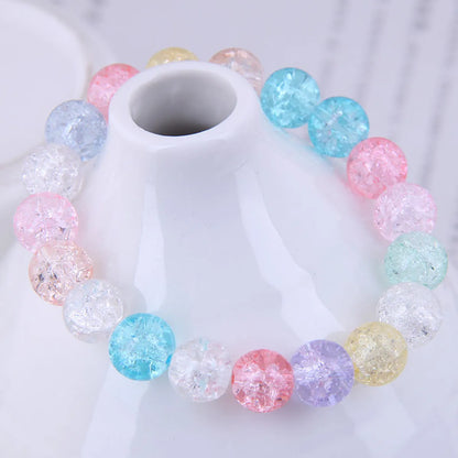 Korean Fashion Sweet Crystal Glass Beads Fashion Personality Female Bracelet Wholesale