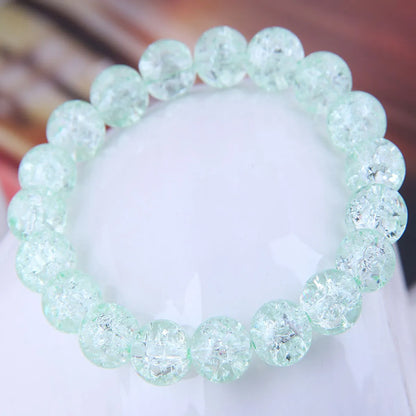 Korean Fashion Sweet Crystal Glass Beads Fashion Personality Female Bracelet Wholesale