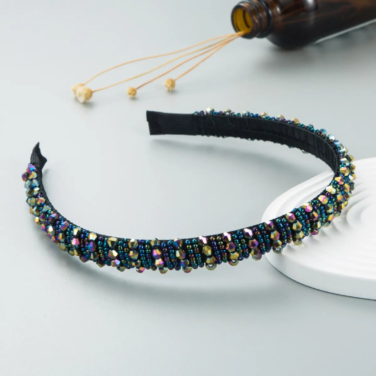 Korean Fashion Thin Edge Crystal Headband Wholesale