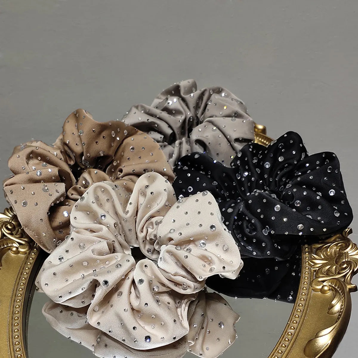 Korean Flashing Diamond Hair Scrunchies Wholesale Nihaojewelry