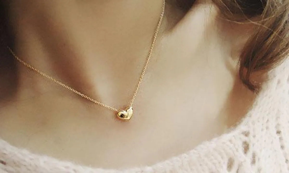 Heart Alloy Plating Women's Necklace