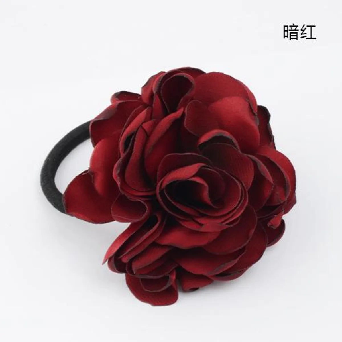 Korean New Fashion Wild Simulation Rose Cheap Scrunchies Wholesale