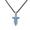 Korean  God Cross Titanium Steel Short Necklace Nhhm132329