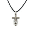 Korean  God Cross Titanium Steel Short Necklace Nhhm132329