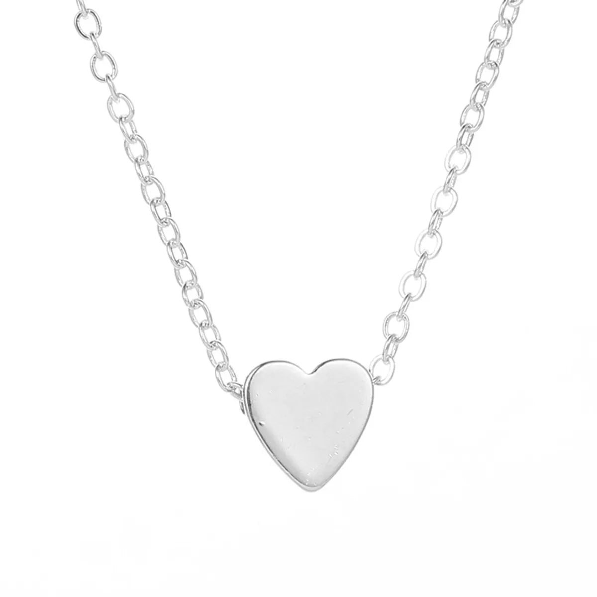 Korean Peach Heart-shaped Pendant Necklace Wholesale