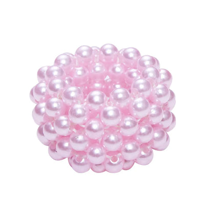 Korean Pearl Hair Tie Adult Children Tie Hair Wide Rubber Band Tied Ponytail Headdress