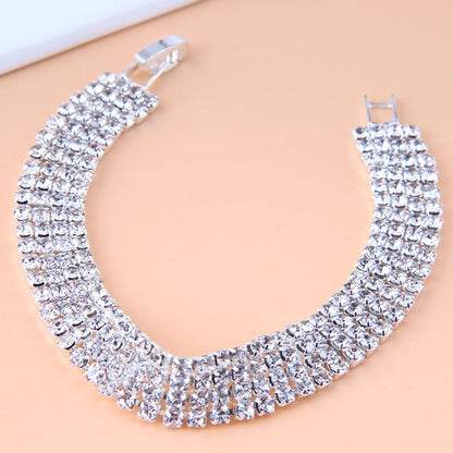 Korean Rhinestone Alloy Bracelet Wholesale