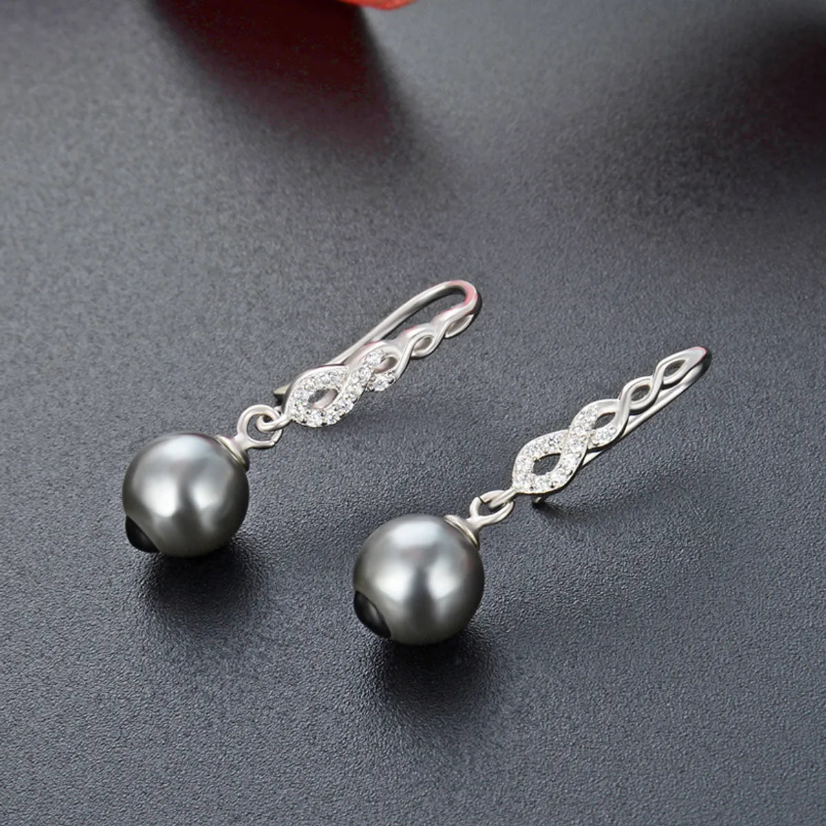 Korean S925 Silver Earrings Pearl Earrings Retro Silver Jewelry