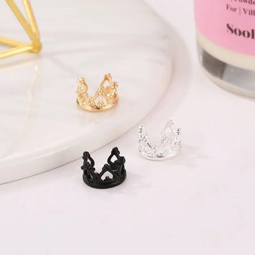 Wholesale Jewelry Simple Style Crown Alloy No Inlaid Plating Earrings